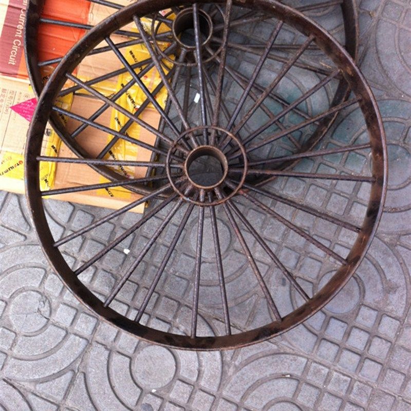 手推车内胎外胎26*2 1/2 钢筋钢圈 人力车轮子 翻斗车钢圈
