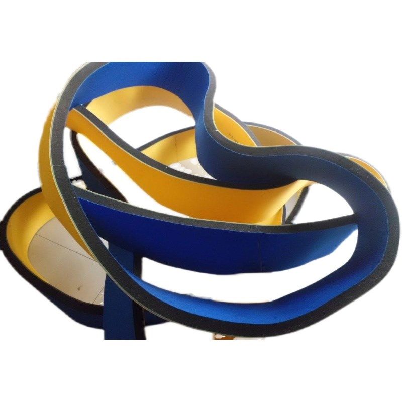 供应蓝色海绵布贴标机皮带圆瓶压标卷标机同步带加耐磨海绵不掉渣