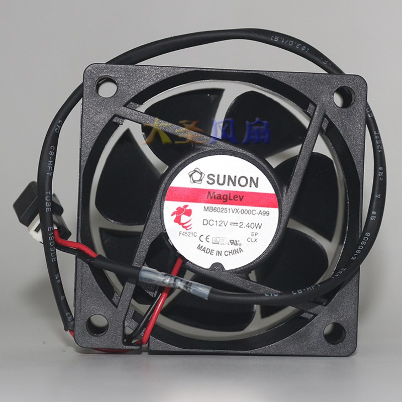 SUNON/建准MB60251VX-000C-A99 6025 12V 2.40W 散热风扇
