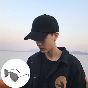 帽子男士韩版春夏季鸭舌帽社会小伙潮流个性时尚光身棒球帽酷帅