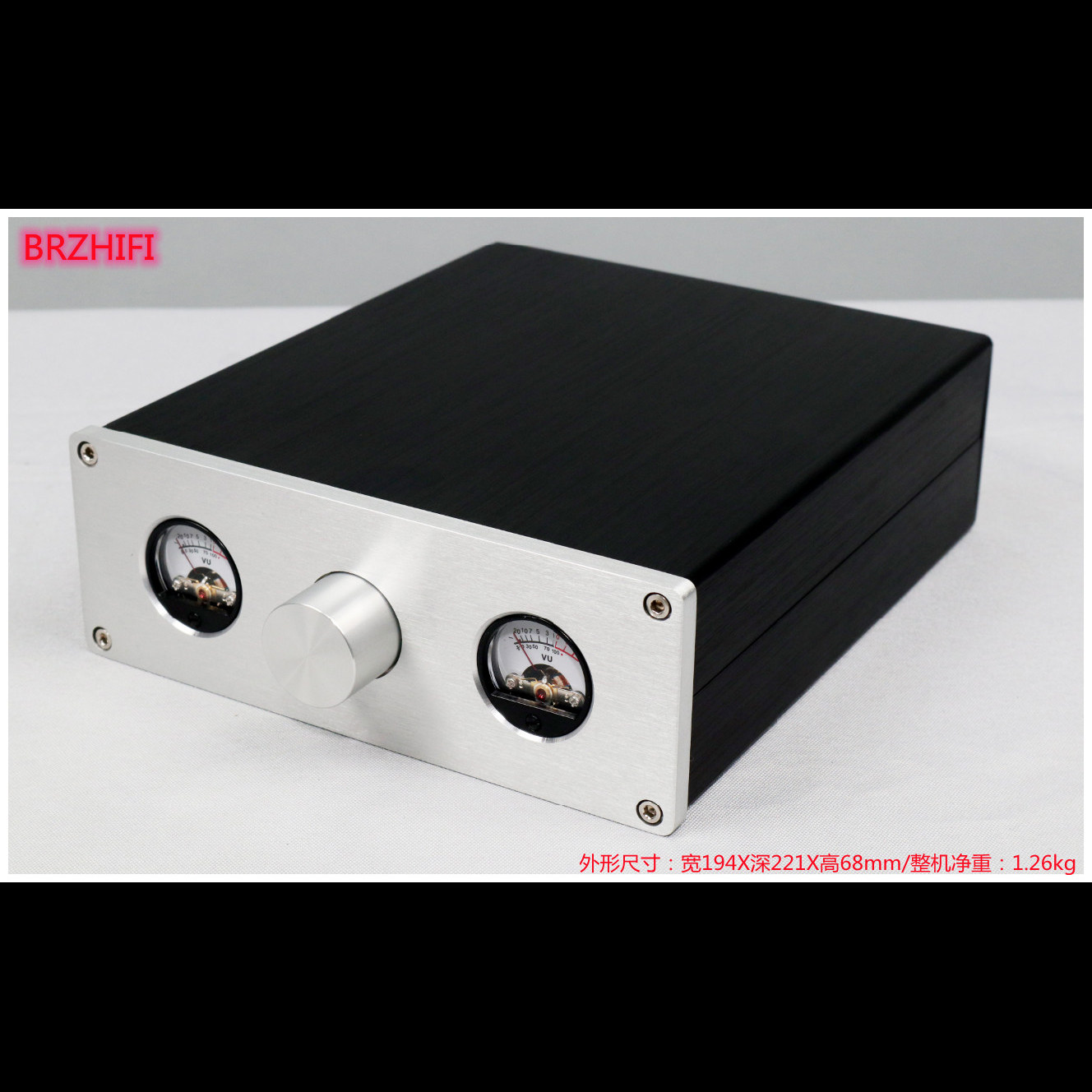 新款全铝机箱解码器 电源滤波器 铝外壳 V表前级功放图片
