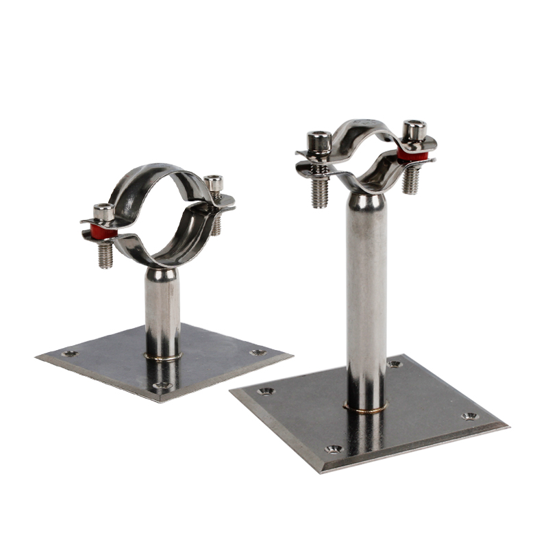 不锈钢卡扣管支架管卡固定管底座托架管道卡箍管夹抱箍水管卡子