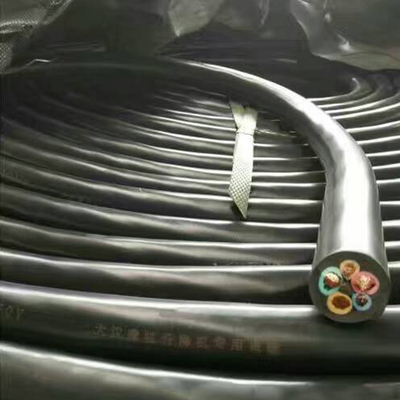 施工电梯配件电缆3*16+2*6国标阻燃5芯人货梯YCT圆形起重电缆