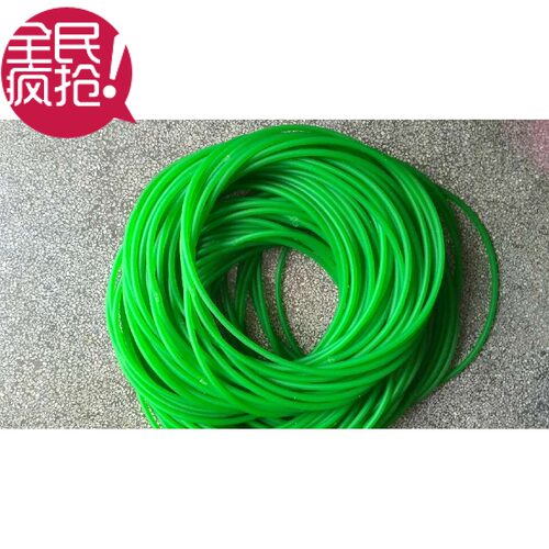 聚氨酯皮带PU圆带圆条传动带粗面带绿色2/3/4/5/6/7/8/9/10/12mm