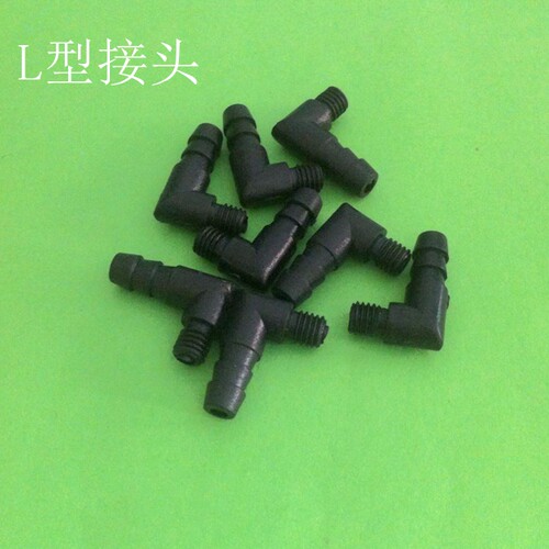机械手配件弯通 塑料弯通 气管接头 气动接头M5 L型接头
