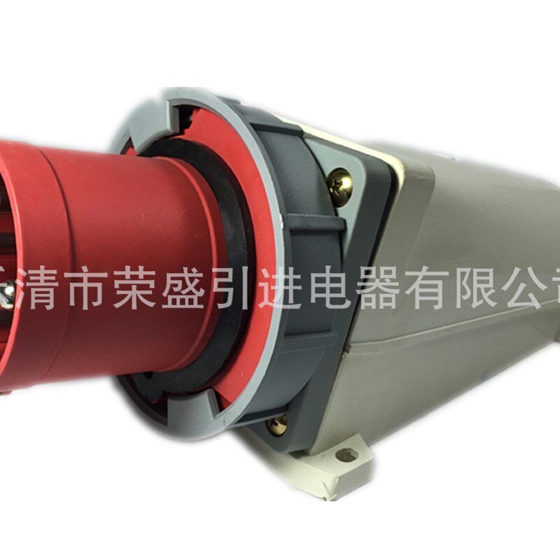 4极63A荣盛CEIRSIEC防水防爆工业插座(器具插座)RS-6342 明装