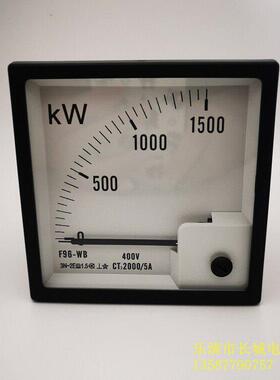 长城电表 F96-WB 1500KW 2000/5 400V 三相有功功率表 钻孔92X92