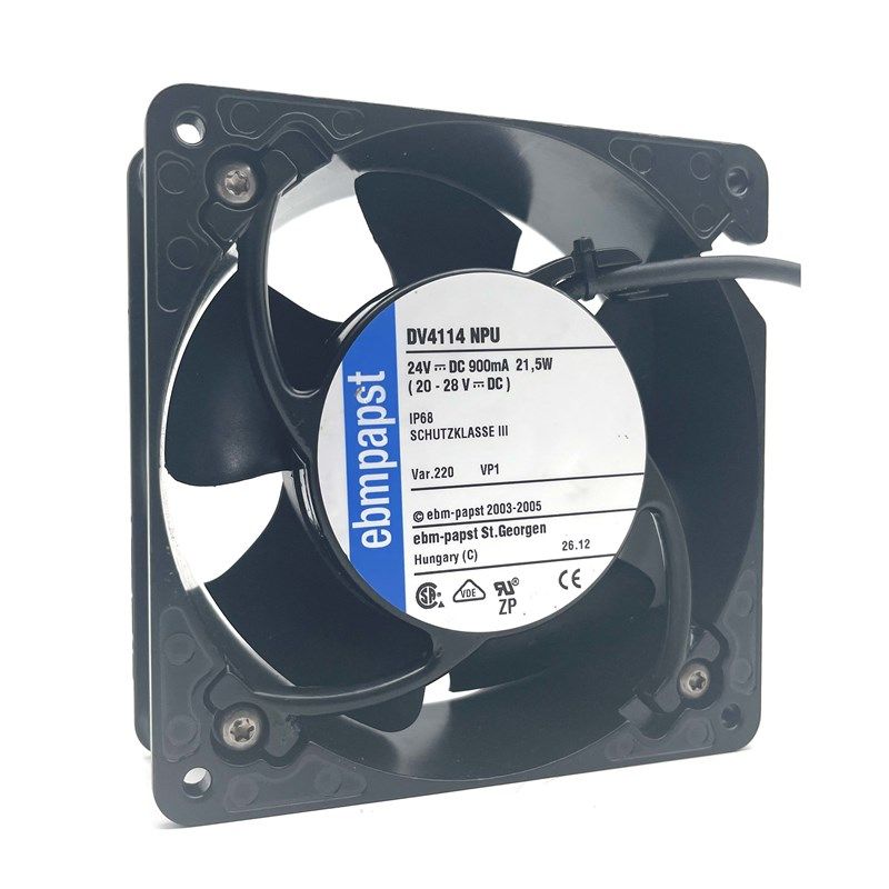 全新empapst风扇Dv4114Npu 12038 24V 0.9A Ip68 12厘米防水风扇