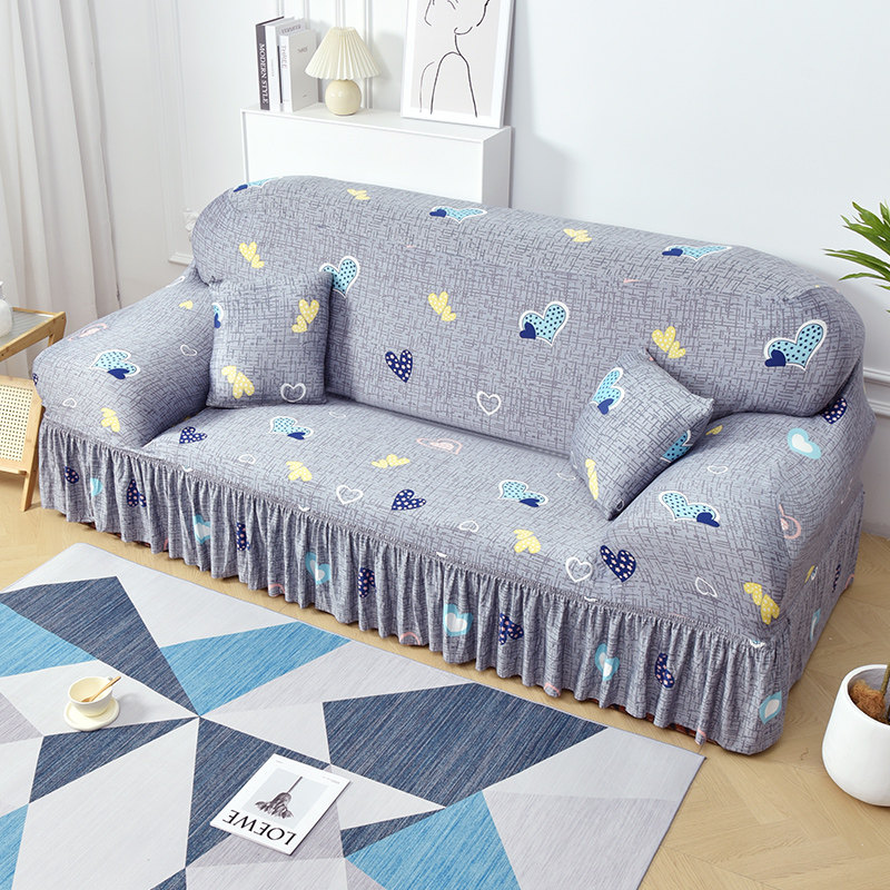 老式沙发套全包万能套罩专用真皮欧式弹力四季通用型一二三组旧款