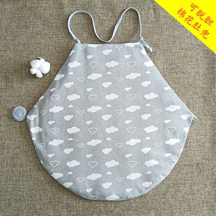 纯棉肚兜棉花四季 大人睡觉防着凉可脱胆保暖加厚成人女护肚子暖胃