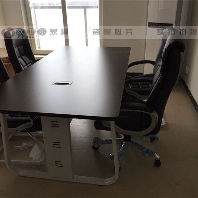 南京办公家具会议j桌简约现代板式时尚小型长条钢架员工培训洽谈