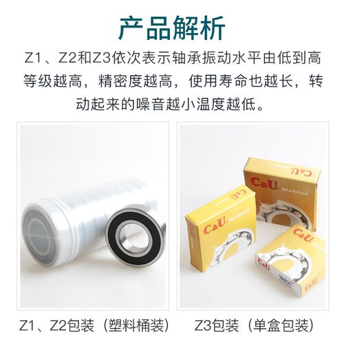 6206ZZ 2RZ RS工地人力车手推板车灰斗车劳动车翻斗车人本轴承