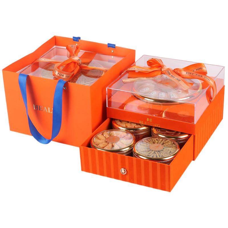 新款双层通用五拼燕窝包装盒虫草石斛鹿茸西洋参五宝礼品盒空盒子,3C数码配件,USB多功能数码宝,淘宝优惠券,粉丝福利购,淘宝优惠卷