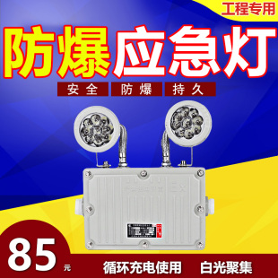 防爆应急灯双头防爆安全出口标志灯EX型LED单面左向右向消防认证