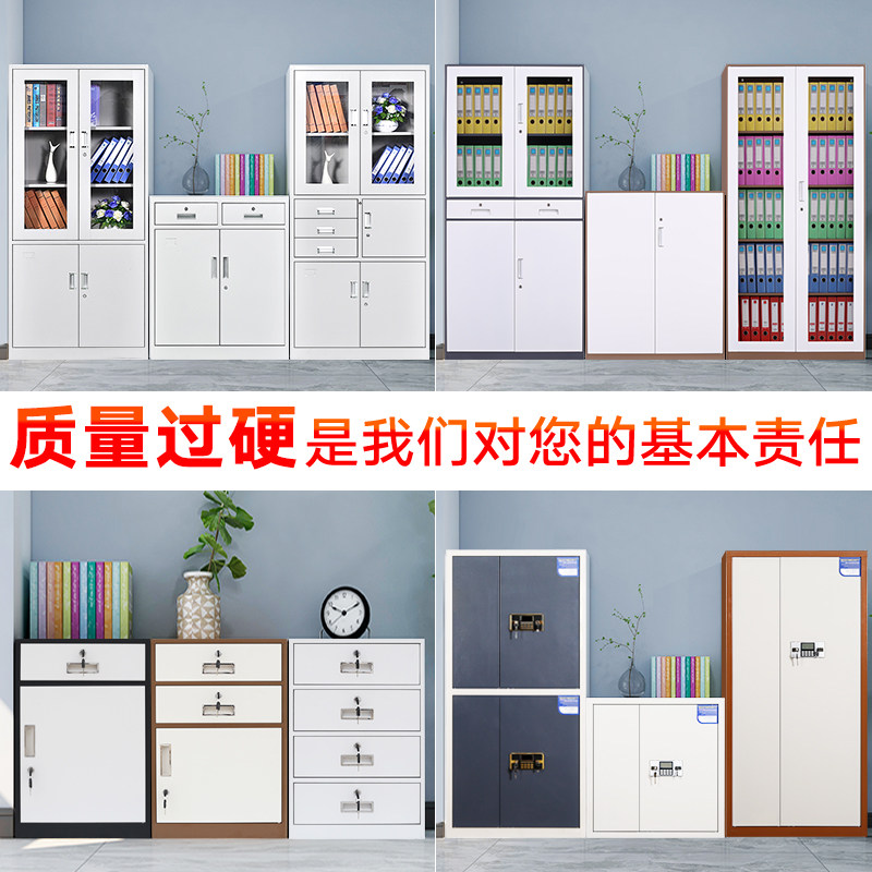 天津文件柜办公资料档案凭正柜矮柜铁皮储物柜带锁更衣柜员工带锁