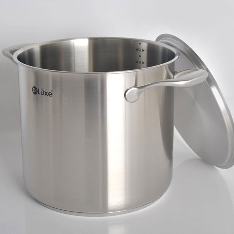 高汤锅304不锈钢汤锅加厚家用大容D量燃气电磁炉煮锅炖锅高锅14升