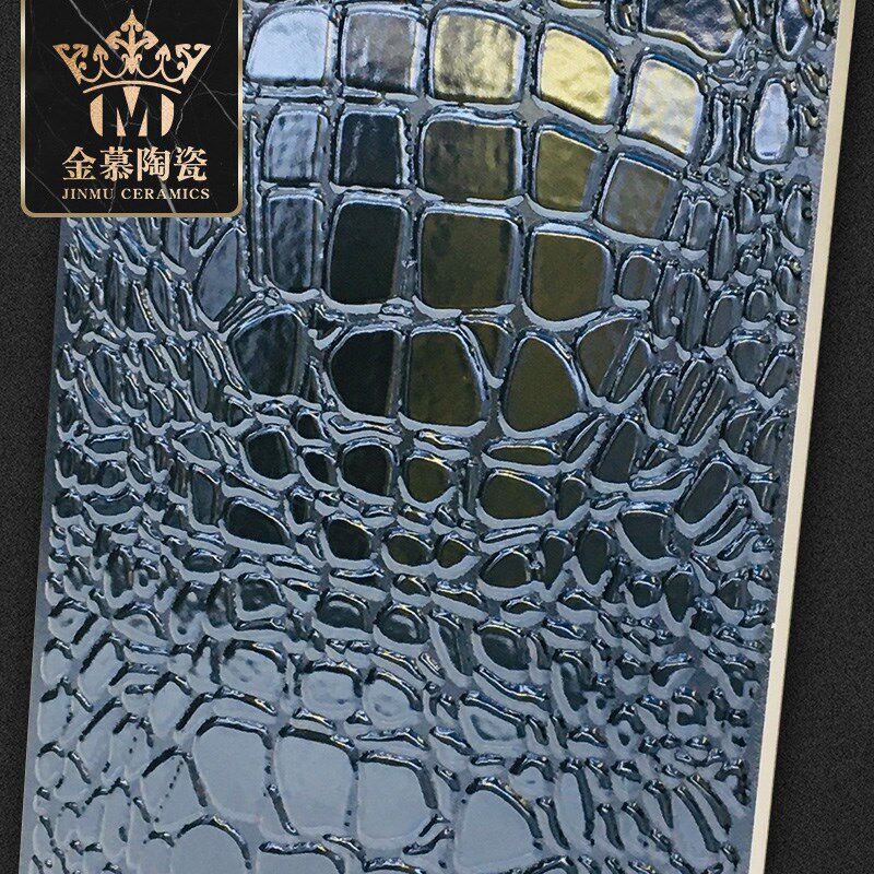 奢华全金银皮纹背景墙豪宅瓷砖别墅酒R店墙面大板可循环