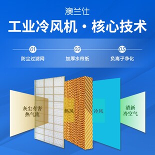 工业水冷空调厂房车间降温环y保空调车间仓库餐厅球场蒸发节能空