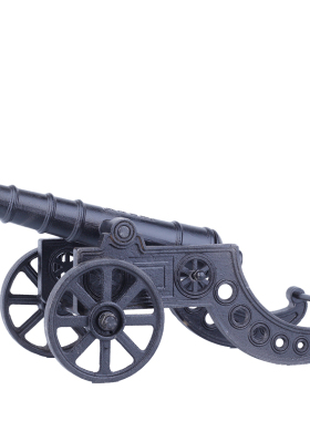 客厅装饰中式摆件铁艺大炮摆件大炮模型铜炮家居饰品X公司开业礼