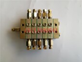 分油器P1000型12位 林肯分配阀块式 递进式 油路分配器黄油集成式