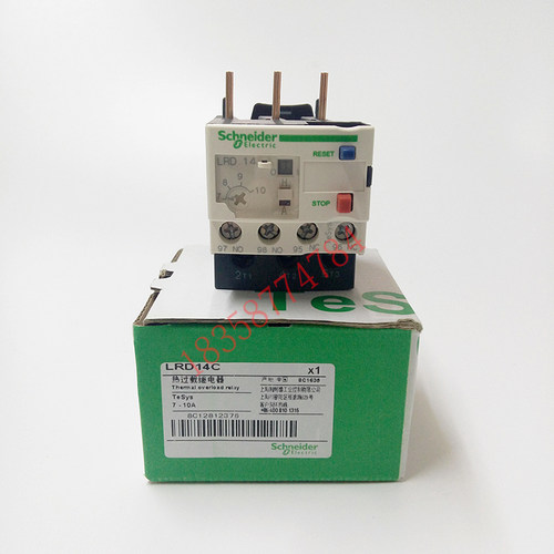 热过载继电器 LRD14C LR-D14C 7-10A热保护继电器 热继电器