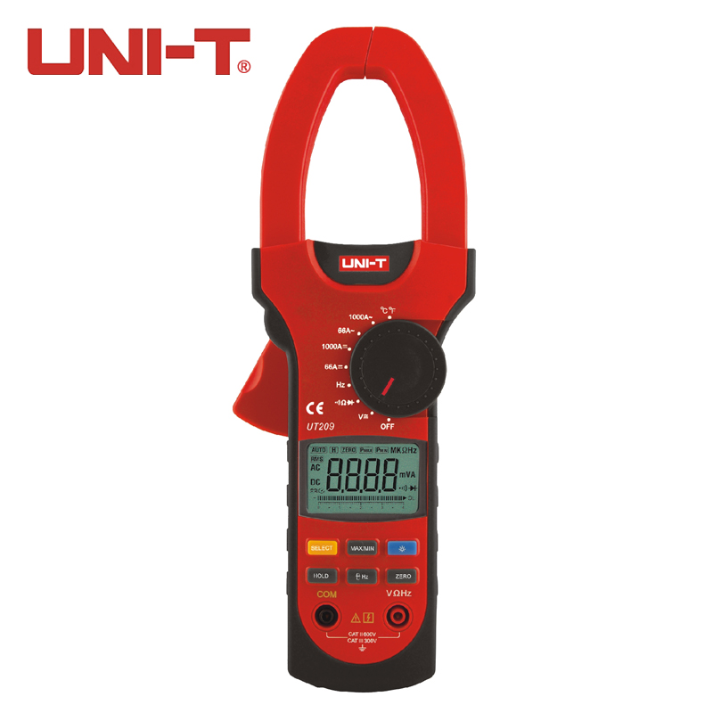 优利德数字钳形表UT206A/UT205A/UT207A/UT208A/UT209A电流表