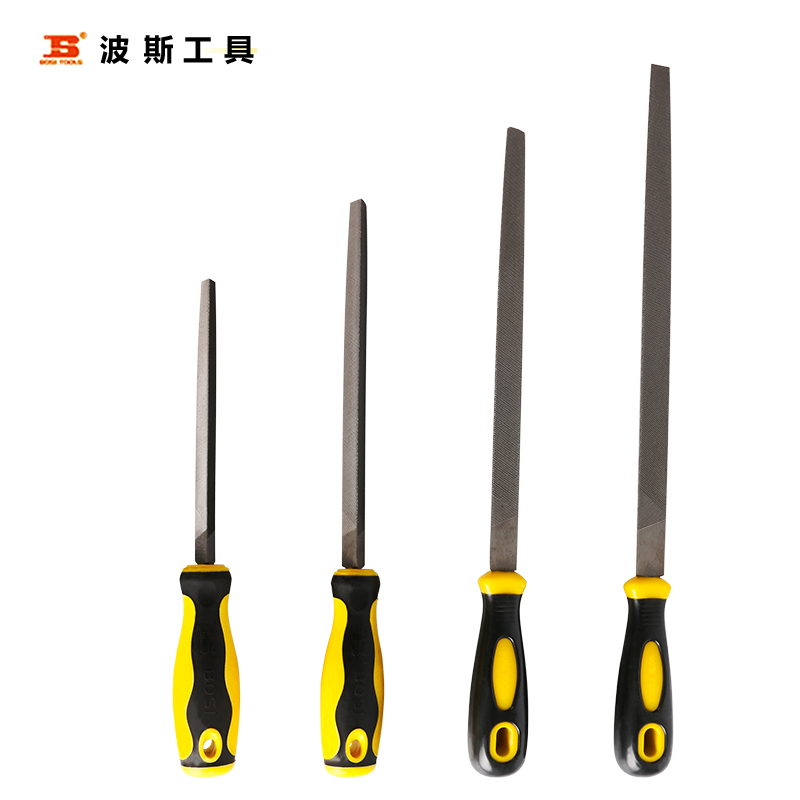 波斯工具 精品中齿三角锉刀 6寸8寸10寸12寸中齿锉刀四件套