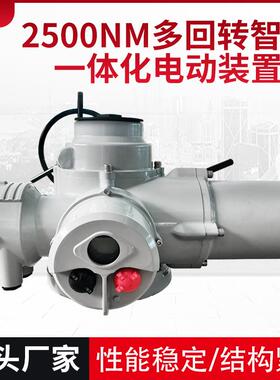 调节型带手轮2500NM多回转智能一体化电动装置