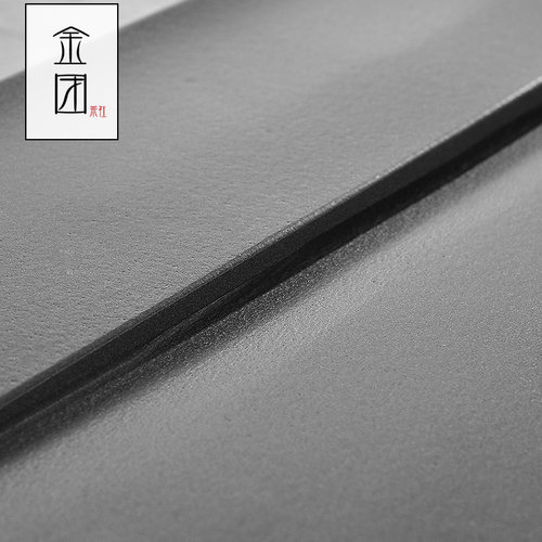 乌金石茶盘整块天然石材大号茶台家用功I夫茶具小茶海长方形茶托