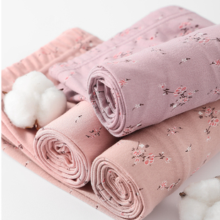 女士高腰薄款 全棉毛裤 保暖衬裤 宽松中老年人线裤 大码 妈妈纯棉秋裤