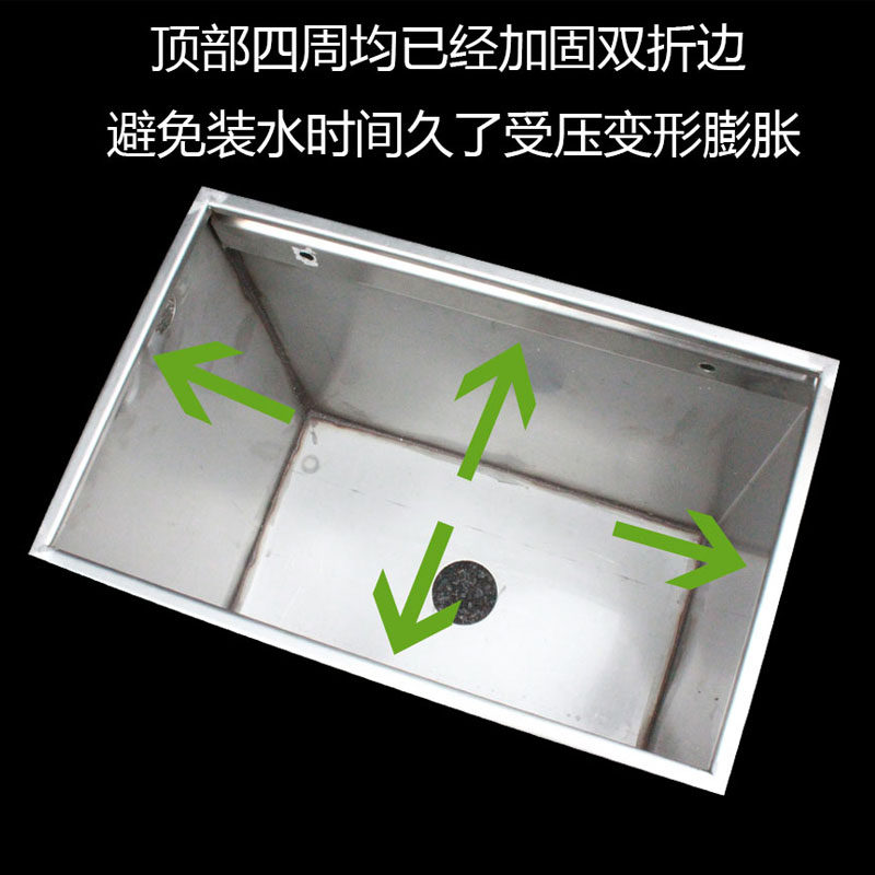 公共厕所不锈钢304加厚冲水箱自G动落水胆不锈钢水箱拉冲水箱
