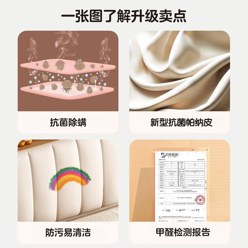实木儿童拼接床婴儿床拼接大床带护E栏储物款加宽边床宝宝单人小