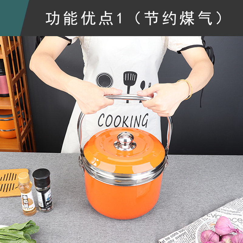 304不锈钢加厚节能锅汤锅炖x锅蒸锅焖烧锅保温锅煲免煮免火再煮锅