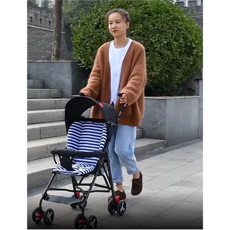 婴儿推车超轻便简易折叠伞车可坐可躺宝宝幼儿童遛娃便Y携式手推