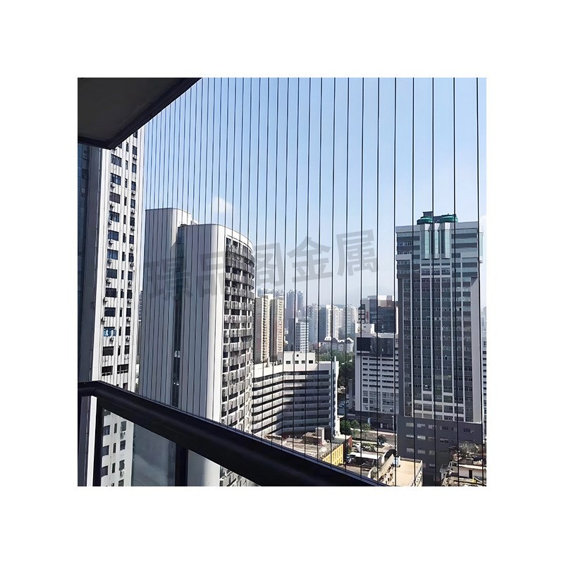 304/316不锈钢实心钢条隐形z防护网 阳台防盗网 高层窗户儿童护栏