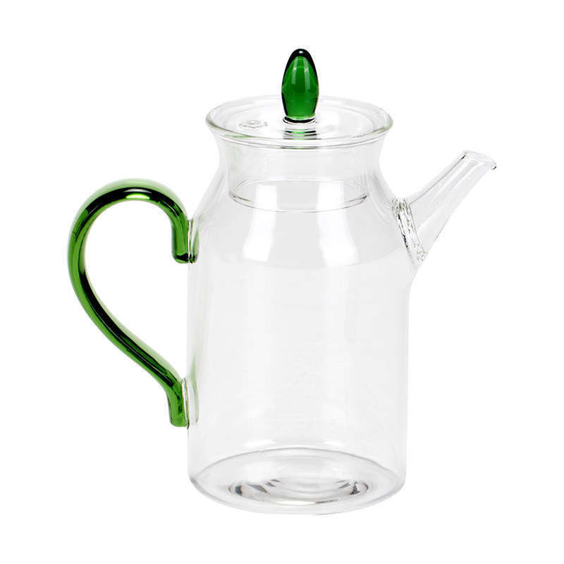 日式玻璃茶壶家用耐高温加厚冲茶B器透明泡花茶水壶带过滤功夫茶