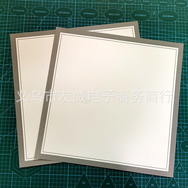 彩色画框外方内圆内方手工美术儿童绘画画画背景T装裱镜面边框卡
