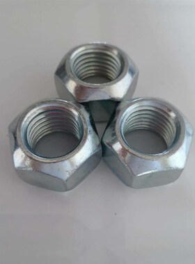 DIN980V全金属六r角压点锁紧螺母 M20 椭圆型  对压