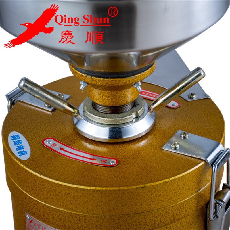 庆顺ag-135型浆渣自分磨浆机电动商用豆浆M豆腐分浆现磨石自动分