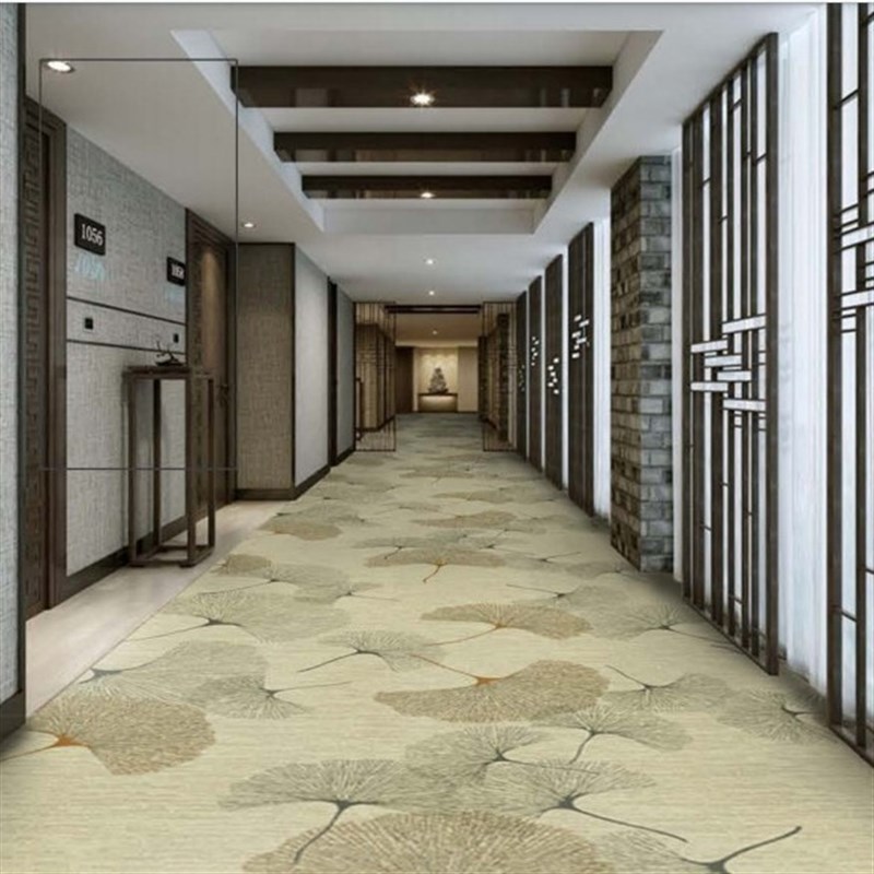 酒店地毯800克尼龙客房地毯通道走道地毯K满铺印花地毯宴会厅地毯