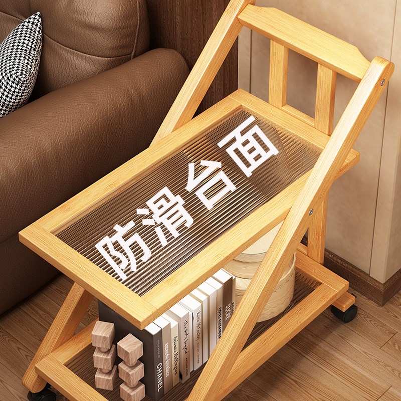 置物架可移动多层收纳架烤肉火锅菜架H餐厅落地带轮层架休闲茶杯