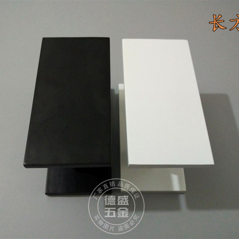 中欧式玻璃大门拉手哑黑色正方形木门把手简约卫生间X浴室拉手现