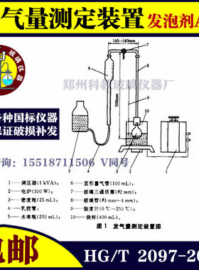 发气量测定装置 发泡剂ADC HG/T 2097-2008 气体发生量玻璃仪器