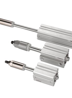 SDAJ薄型可调气缸20/25/32/40/50/63/80微型小型气动气缸亚德客型