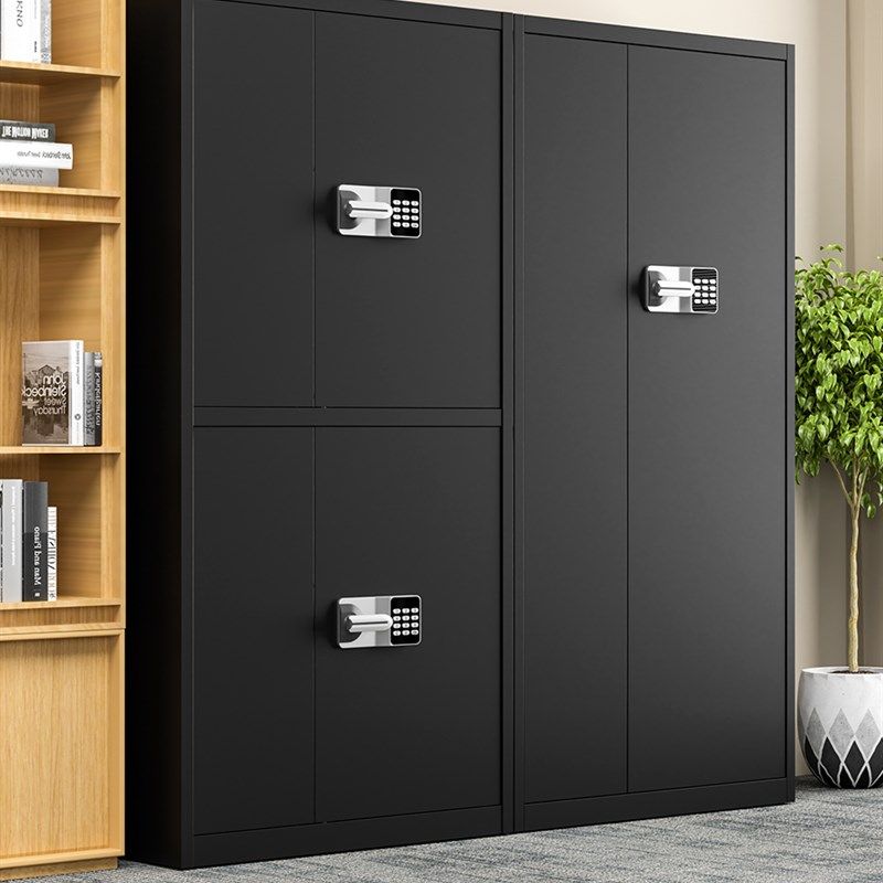 黑色电子保密柜办公室密码文件柜指纹锁资料档案柜加厚铁皮保险柜,农机/农具/农膜,灌溉工具,淘宝优惠券,粉丝福利购,淘宝优惠卷