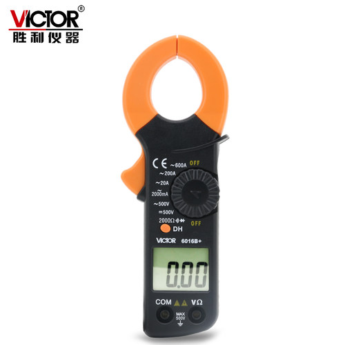 胜利钳形万用表VC6016B+/VC6016B/VC6056D钳形表高精度数字电流表