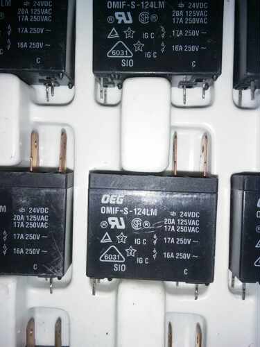 OMIF-S-124LM 24VDC正品原装OEG继电器,代替宏发JQX-62F