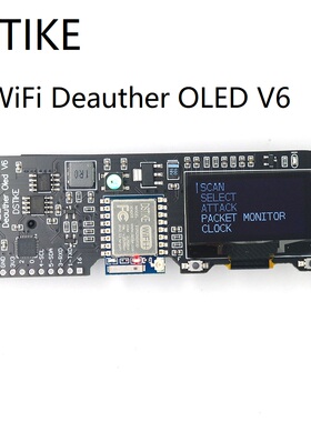 DSTIKE Deauther OLED V6 ESP8266 开发板18650