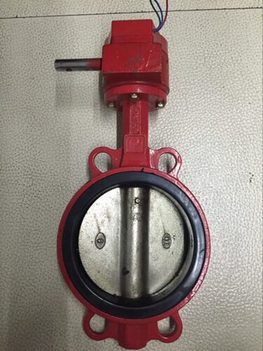 消防信号碟阀 蜗轮信号蝶阀 对夹式信号蝶阀法兰蝶阀DN100150包检