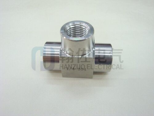 不锈钢304内丝三通 GZG1/8内螺纹连接压力表三通耐压防爆仪表转接